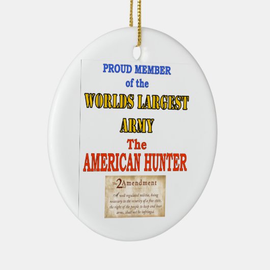 AMERIKAANSE VETERAN KERAMISCH ORNAMENT (Rechts)