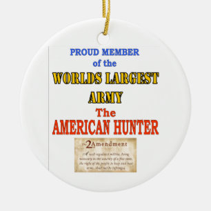 AMERIKAANSE VETERAN KERAMISCH ORNAMENT