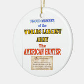 AMERIKAANSE VETERAN KERAMISCH ORNAMENT (Links)