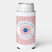 AMERIKAANSE VETERAN Slim Seltzer Blikje Koeler (Seltzer Achterkant)