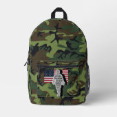 Amerikaanse veteran soldaat rugzak (Voorkant)