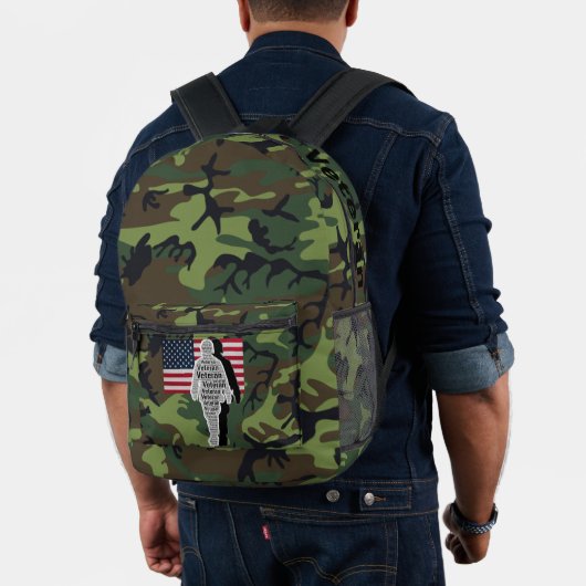Amerikaanse veteran soldaat rugzak (Insitu (model))