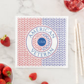 AMERIKAANSE VETERAN Standaard Eetpapier Servetten (Insitu)