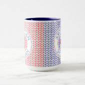 AMERIKAANSE VETERAN Tall Navy Combo Mok (Midden)