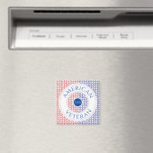 AMERIKAANSE VETERAN Vierkante Magneet (Insitu (Vaatwasser))