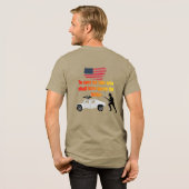 Amerikaanse veteranen olijf Tri-Blend shirt (Voorkant)