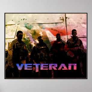 Amerikaanse Veteranen Poster