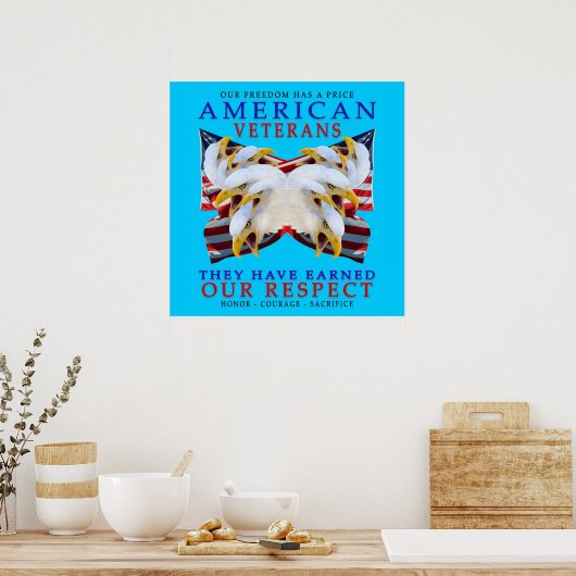 Amerikaanse veteranen poster (Keuken)