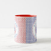 AMERIKAANSE VETERANEN Red Two-Tone Mok (Center)