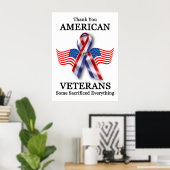 Amerikaanse veteranen: Sommigen hebben alles opgeo Poster (Thuiskantoor)