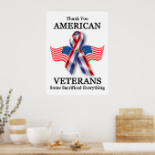 Amerikaanse veteranen: Sommigen hebben alles opgeo Poster (Keuken)