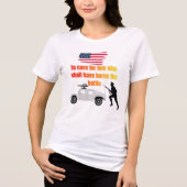 Amerikaanse veteranen Tri-Blend shirt (Voorkant)