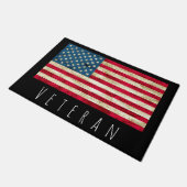 Amerikaanse Veteranendag Amerikaanse vlag Deurmat (Schuin)