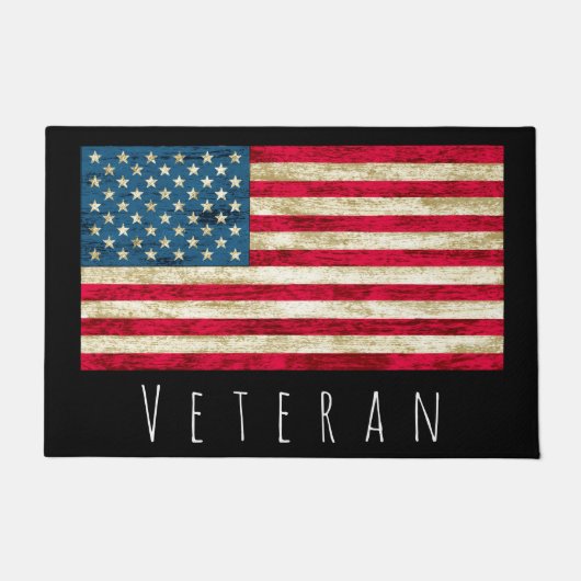 Amerikaanse Veteranendag Amerikaanse vlag Deurmat (Voorkant)