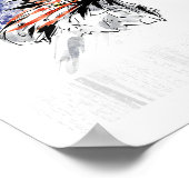 Amerikaanse veteranenoperatie Enduring Freedom Mil Poster (Hoek)