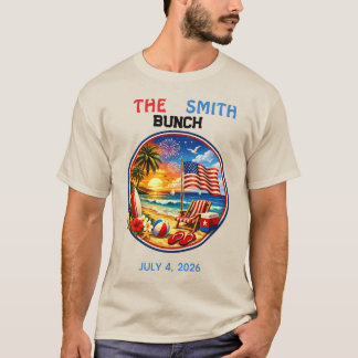 Amerikaanse vibe bijpassende T-shirts voor feesten