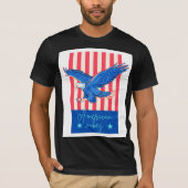 Amerikaanse vibe Mannen basic T-shirt (Voorkant)