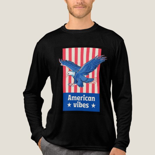 Amerikaanse vibe T-shirt (Voorkant volledig)