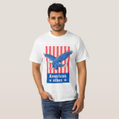 Amerikaanse vibes t-shirt (Voorkant volledig)