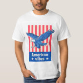 Amerikaanse vibes t-shirt (Voorkant)