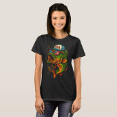 Amerikaanse vinnen t-shirt (Voorkant volledig)