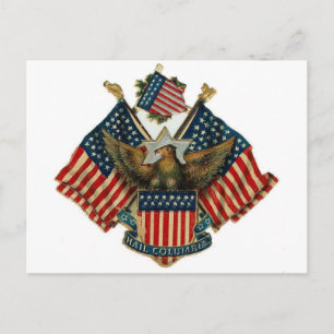 Amerikaanse Vintage Americana Briefkaart