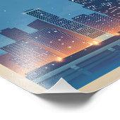 Amerikaanse vintage Chicago Foto Afdruk (Hoek)