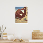 Amerikaanse Vintage Travel Poster (Keuken)