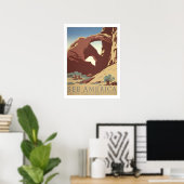 Amerikaanse Vintage Travel Poster (Thuiskantoor)
