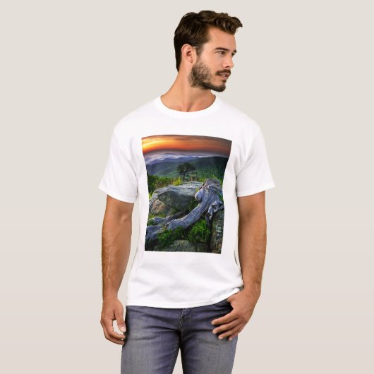 Amerikaanse, Virginia, Shenandoah National Park. T-shirt (Voorkant volledig)