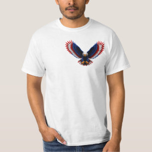 Amerikaanse Visie Spiraal – Patriottische Adelaar T-shirt