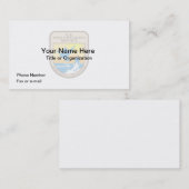 Amerikaanse Visitekaartje voor vissen en wilde die (Voorkant / Achterkant)