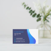 Amerikaanse visitekaartjes: 8,9 cm x 5,1 cm visitekaartje (Staand voorkant)