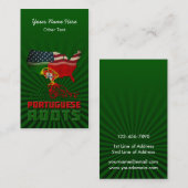Amerikaanse Visitekaartjes voor Portugese wortelen (Voorkant / Achterkant)