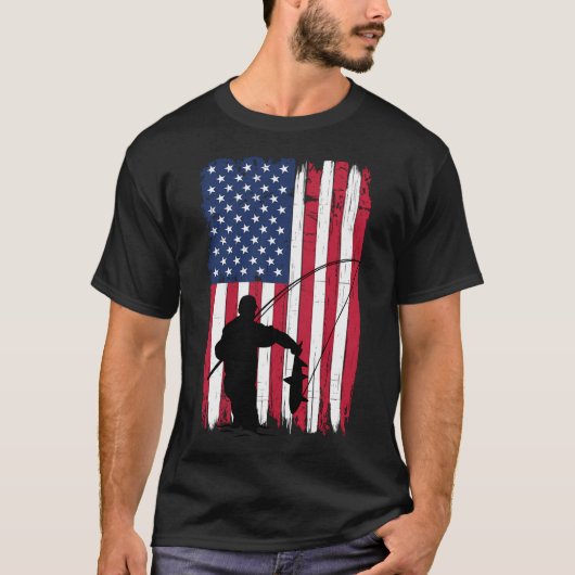 Amerikaanse vislokker t-shirt (Voorkant)