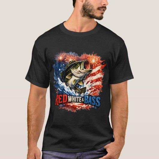 Amerikaanse vislokker uit de VS T-shirt (Voorkant)