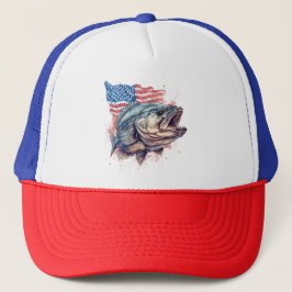 Amerikaanse visserstrucker hoed trucker pet