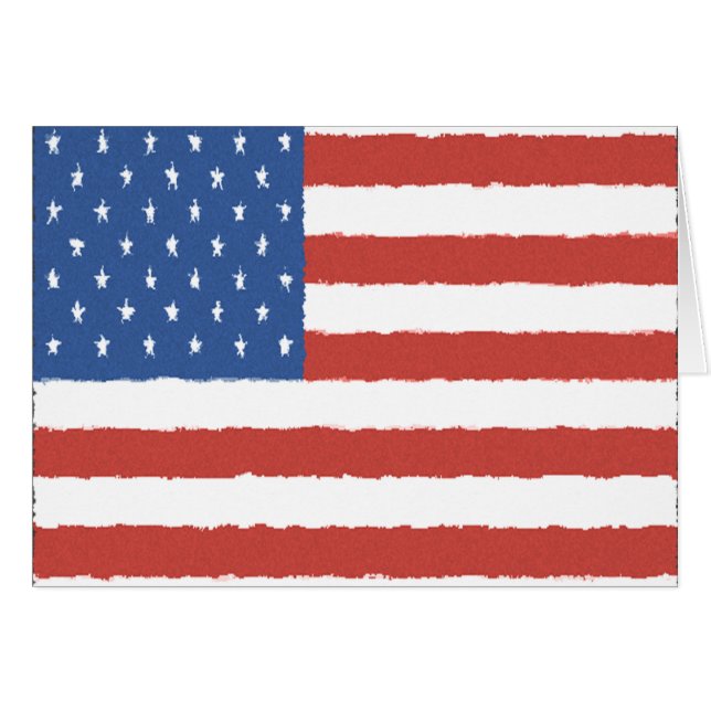 Amerikaanse vlag (Voorkant Horizontaal)