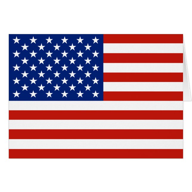 Amerikaanse vlag (Voorkant Horizontaal)