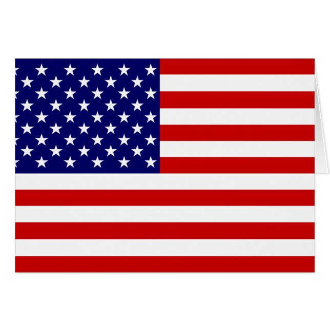 Amerikaanse vlag (Voorkant Horizontaal)