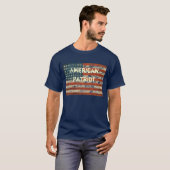 Amerikaanse vlag4, Amerikaans Patriot T-shirt (Voorkant volledig)