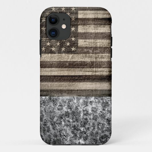 Amerikaanse vlag 03 Case-Mate iPhone case (Achterkant)