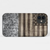 Amerikaanse vlag 03 Case-Mate iPhone case (Achterkant (horizontaal))