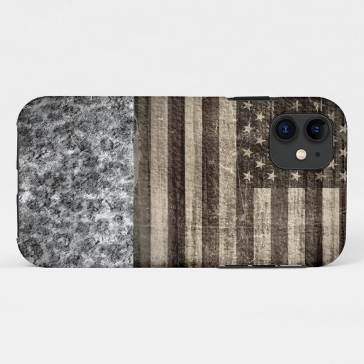 Amerikaanse vlag 03 Case-Mate iPhone case (Achterkant (horizontaal))