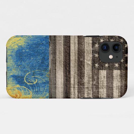 Amerikaanse vlag 03 Case-Mate iPhone Case (Achterkant (horizontaal))