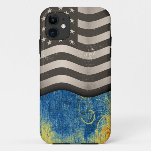 Amerikaanse vlag 05 Case-Mate iPhone Case (Achterkant)