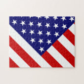 Amerikaanse vlag 11x14 252pc jpcn legpuzzel (Horizontaal)