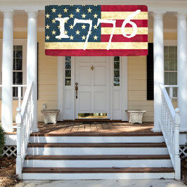 Amerikaanse vlag 1776 4 juli Feest Spandoek