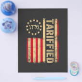 Amerikaanse vlag 1776 Amerikaanse Tarrifs Flyer (Enkel)