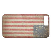 Amerikaanse vlag 1776 Case-Mate iPhone case (Achterkant (Horizontaal))